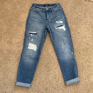 Hollister high rise mom jean